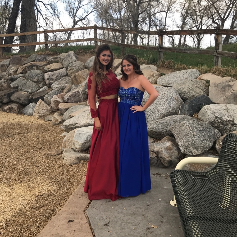 Royal Blue prom dress